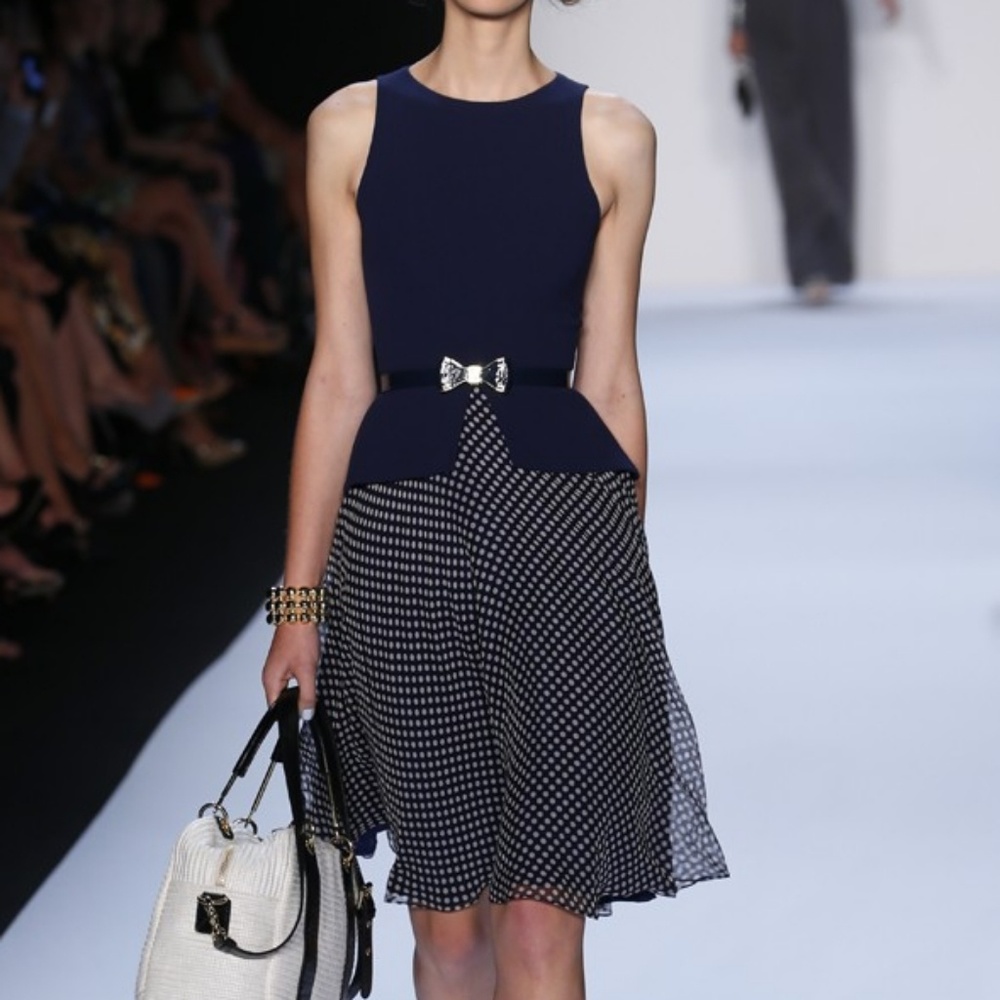 Badgley Mischka fit and flare dress
